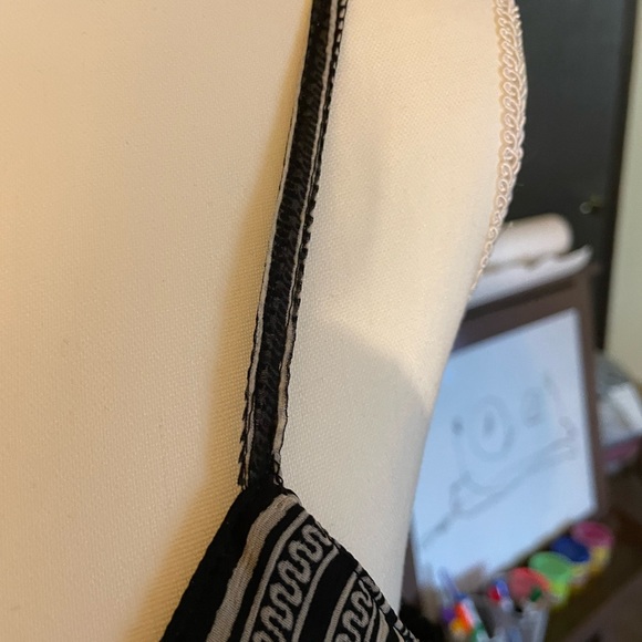 Black boho Sundress Sz M - Picture 7 of 8